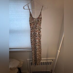 Elegant Floral Print Maxi Dress